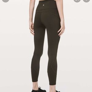 Lululemon In Movement Tight 25” Olive Green